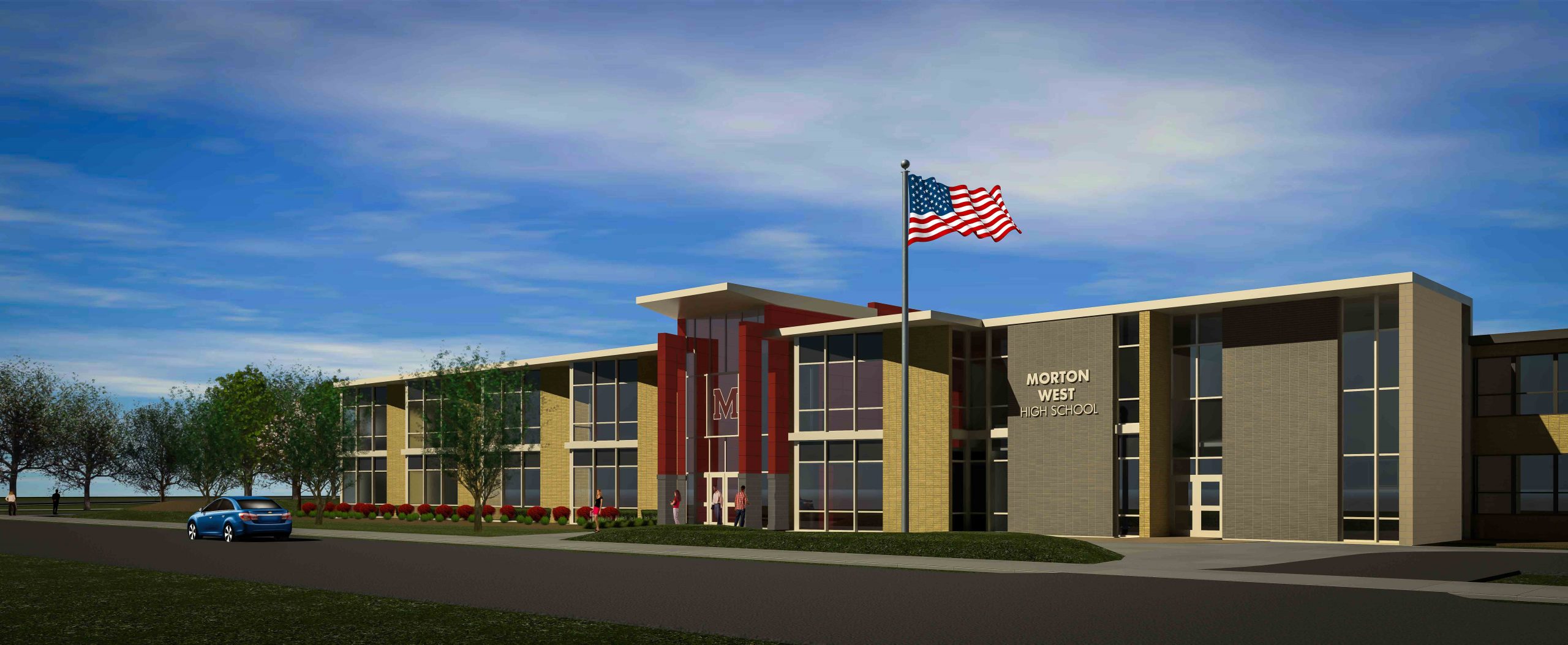 Morton West High School Freshman Academy Vision Construction And Consulting